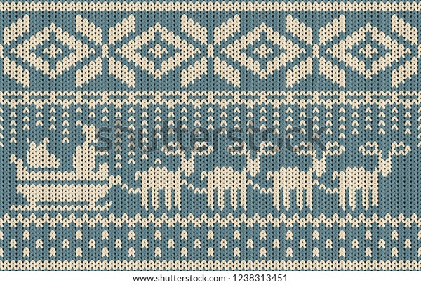 Printable Seamless Vintage Christmas Knit Repeat Stock Image Images, Photos, Reviews