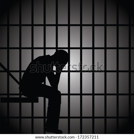 Prisoner at the jail