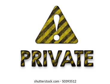 Private Sign