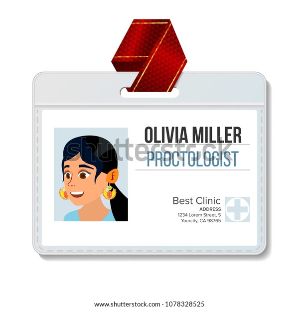 Identification Badge Template from image.shutterstock.com
