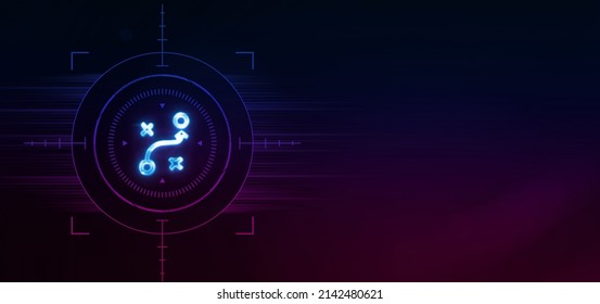 Product Ideation _ Strategy Icon Neon Style