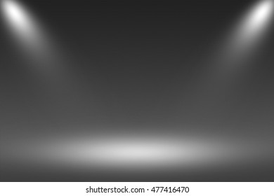Black Spotlight Background Stock Illustration 381623275