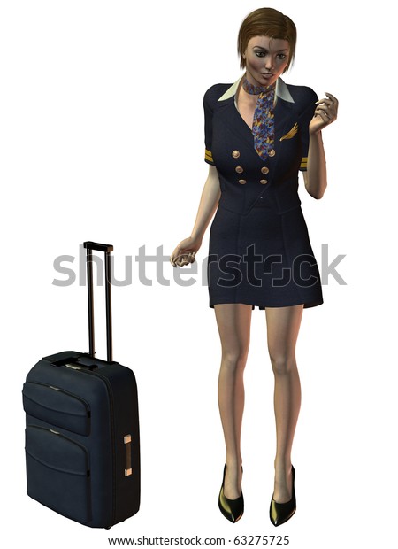 air hostess trolley bags