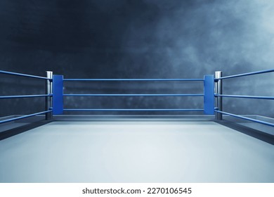 Professional boxing ring 3d illustration - Powered by Shutterstock