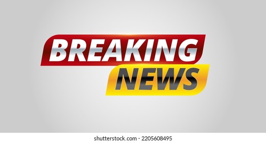 Professional Breaking News Alert Logo Design Template