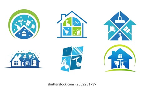 Professional Cleaning Service Icons and Festive Celebration Graphics - Powered by Shutterstock