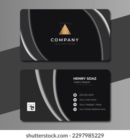 Professional Corporate Modern Business Card Design - Powered by Shutterstock