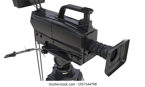 Professional Digital Video Camera.3d Rendering.