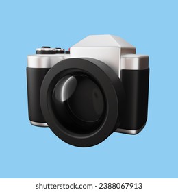 Professional DSLR Camera 3D Illustration - Powered by Shutterstock