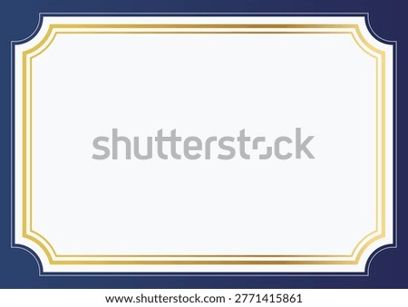 Professional Editable Blank Certificate Template for Achievement Recognition Featuring Elegant Borders, Clean Typography and Customizable Fields for Academic Excellence, Corporate Awards and Employee Performance Certificates