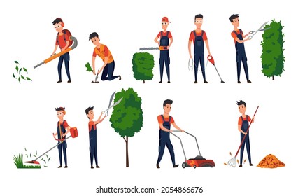 147 Yard trimmer cartoon Images, Stock Photos & Vectors | Shutterstock