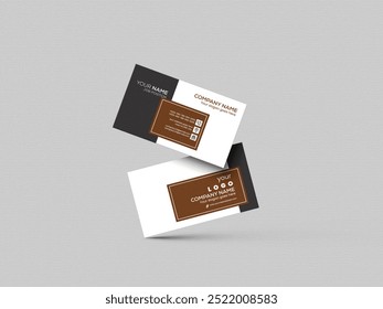 Professional Interior Business Card, Business Card Design, Print Template, Brand Identity, Visiting Card, Creative Design, Simple, Minimal, Luxury, Elegant, Stationary, Modern, Corporate Identity - Powered by Shutterstock