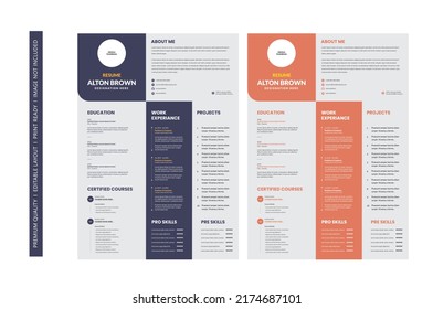 Professional resume CV Template. Modern resume CV Template.
Professional resume CV Template. - Powered by Shutterstock