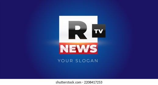 Professional TV Channel Logo Design Template