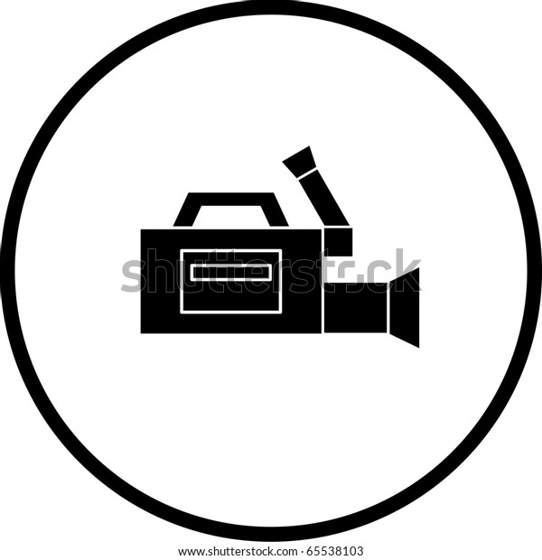 professional video camera\
symbol