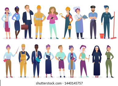 Group Airport Crew Poses Team Professional Stock Vector (Royalty Free ...