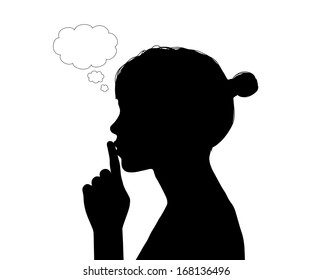 18,849 Girl thinking silhouette Images, Stock Photos & Vectors ...