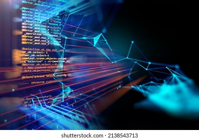 Programming Code Abstract Technology Background Software Stock Programming Code Abstract Technology Background Software Stock