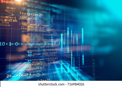 Programming Code Abstract Technology Background Of Software Developer And  Computer Script