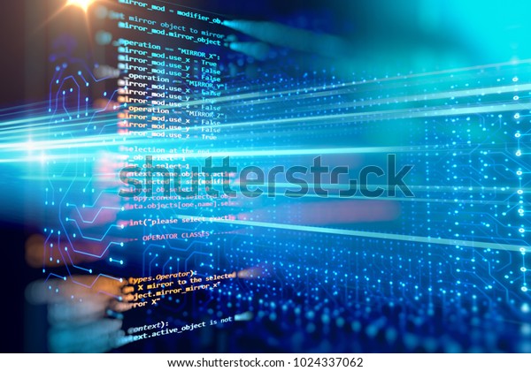 Programming Code Abstract Technology Background Software Stock Programming Code Abstract Technology Background Software Stock