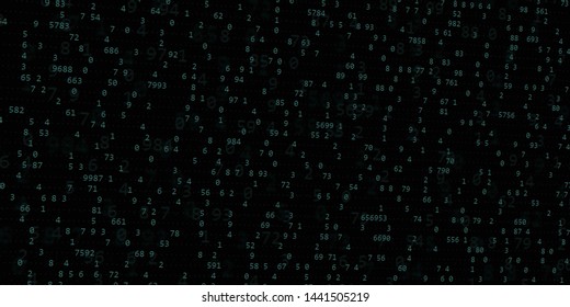 Programming Numbers Computer Science Digital Code Stock Illustration ...