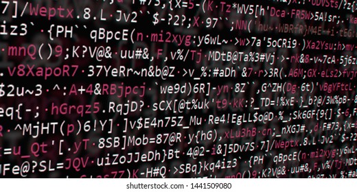 Programming Numbers Computer Science Digital Code Stock Illustration