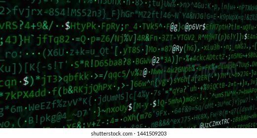 Programming Numbers Computer Science Digital Code Stock Illustration