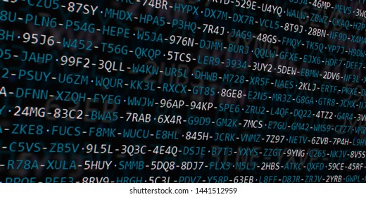 Programming Numbers Computer Science Digital Code: ilustración de stock ...