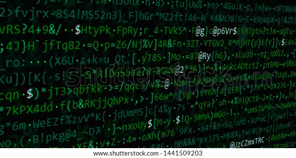 Programming Numbers Computer Science Digital Code Stock Illustration