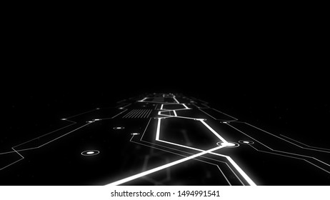 Programming technology digital concept abstract background.
