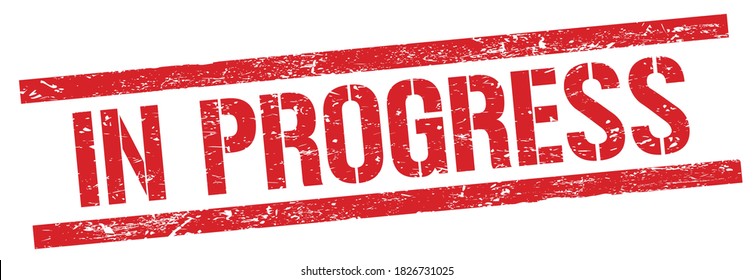 In Progress Stamp Images Stock Photos Vectors Shutterstock