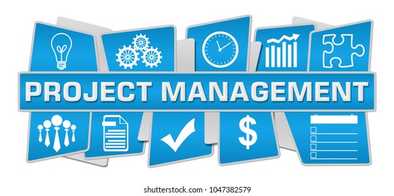 Project Management Concept Image Related Symbols Stock Illustration ...