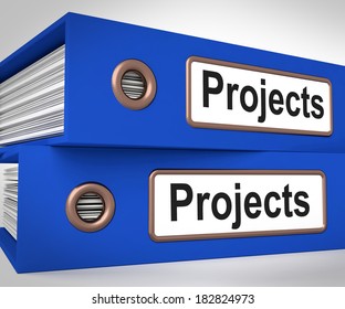 Projects Folders Meaning Tasks Planning And Ventures