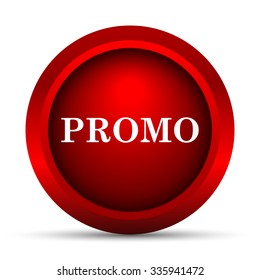 Promo icon. Internet button on white background. 