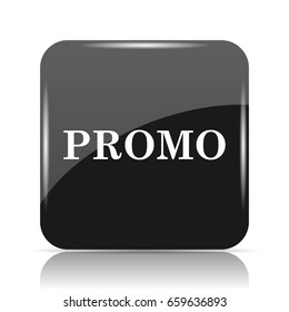 Promo icon. Internet button on white background.