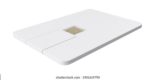 Promotional USB Stick 3D illustration on white background