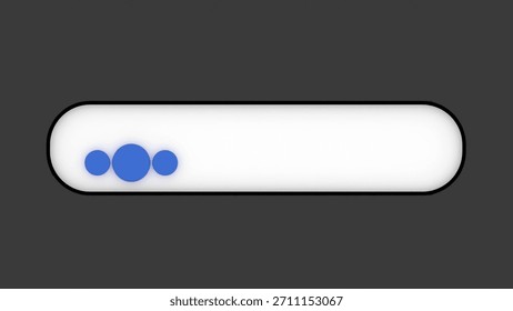 Prompt bar box generate interface dialog 3d render