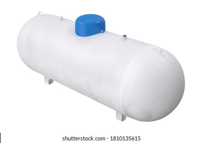 Propane Tank 3D Illustration On White Background