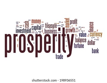 Prosperity word cloud