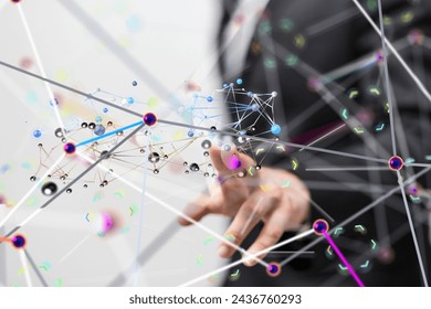 Protect Cloud Information Data Concept. digital 3d
