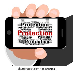 Protection Lock Meaning Encryption Text And Wordcloud