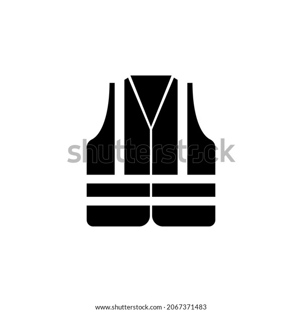 Protective vest icon in Safety\
set