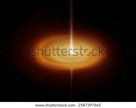 A protostar forms in a gas cloud. Star birth in space isolated. Evolution of the young sun.