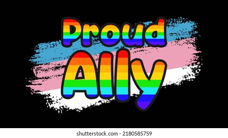 Proud Ally LGBTQ Unisex Design