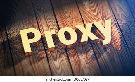 Proxy servers list header. The word 