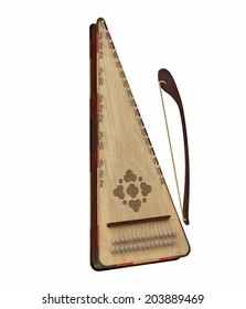 Psaltery Isolated