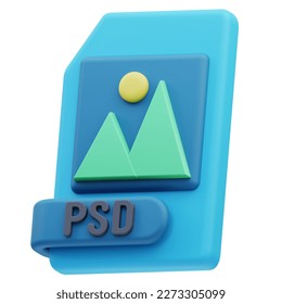 PSD File Format 3D Illustration can be used for web, app, infographic, etc