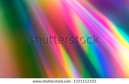 Psychedelic abstract background. Rainbow reflection on CD.