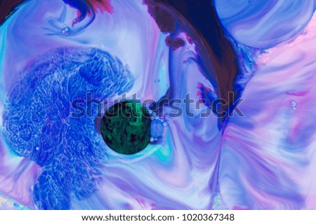 Image, Stock Photo blurred something blue