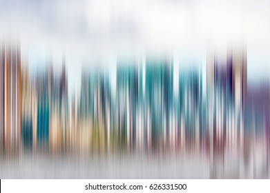 Psychedelic background based on blured architecture image